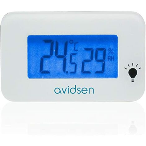 Avidsen - Mini rilevatore di temperatura e umidità, Con un design moderno e compatto - 107249 (1/2)