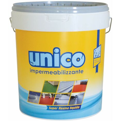 ICOBIT Unico, Super resina liquida impermeabilizzante, Grigio, 10 kg (1/5)
