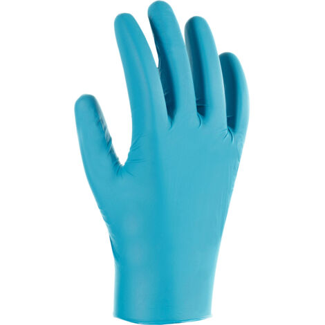 Ansell TouchNTuff 92-600 Guanti Monouso in Nitrile, Senza Polvere, Alta Resistenza Chimica e Meccanica, Protezione degli Alimenti, Usi Professionali e Industriali, Verde, Taglia M (100 Guanti)
