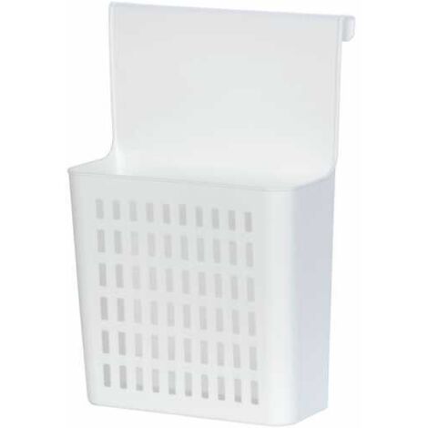 Wenko Cesto sopra anta - Scaffale da cucina da appendere, Polipropilene, 24 x 35.5 x 12 cm, Bianco (1/5)