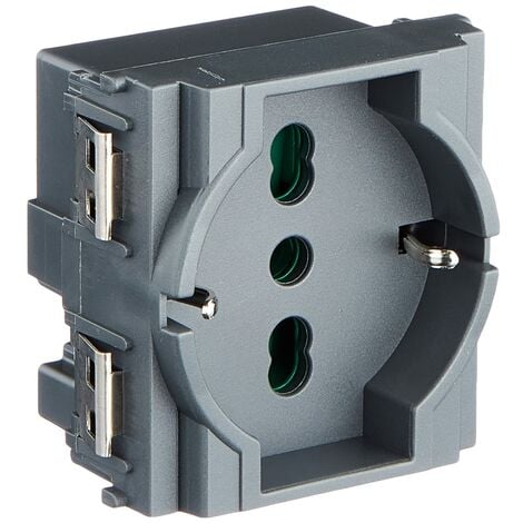 Delphi Set "porta" ARGENTO A MURO PROTEZIONE CONTATTO-Presa Con - Foto 5