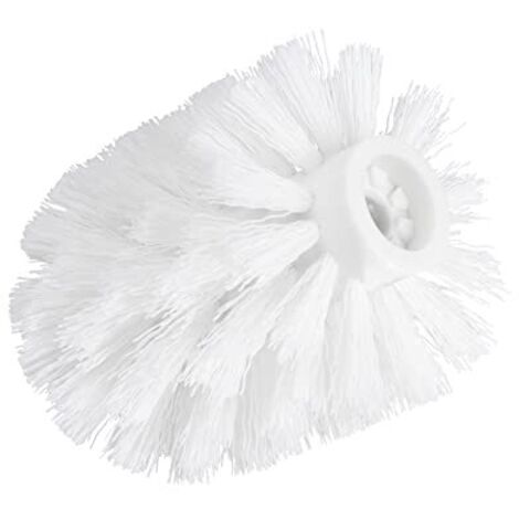 WENKO Scopino WC di ricambio Ø 7,5 cm - scopino di ricambio, Plastica, 7.5 x 9.3 x 7.5 cm, Bianco