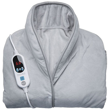 Coperta Macom 936 Mantella Elettrica 100 W Grigio Microfibra (1/5)