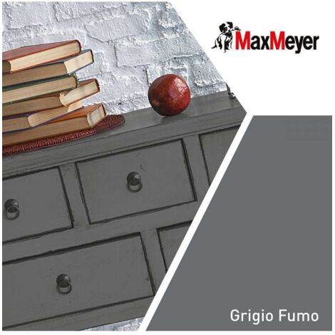 MaxMeyer Smalto Opaco all'acqua Poliuretanico Grigio Fumo 0,125 l (1/3)