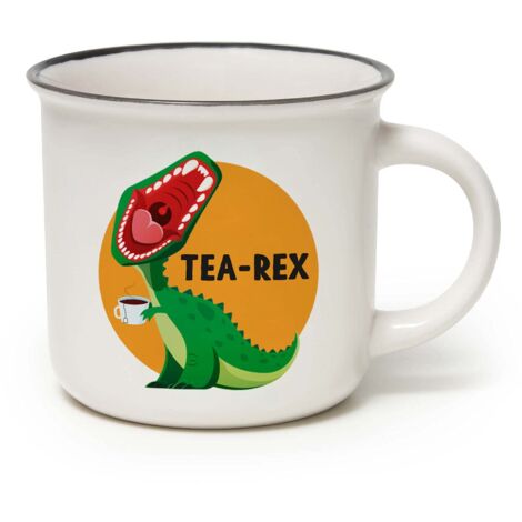 Legami Cup-Puccino Tea Rex Tazza, Porcellana Bone China, Multicolore, 350ml (1/2)