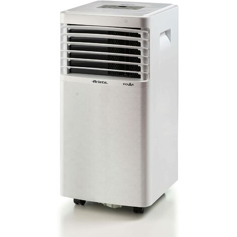 Ariete Polar 10, Climatizzatore Portatile 10000 btu/h, 220 Volt, Gas Naturale R290, Classe Energetica A, Bianco