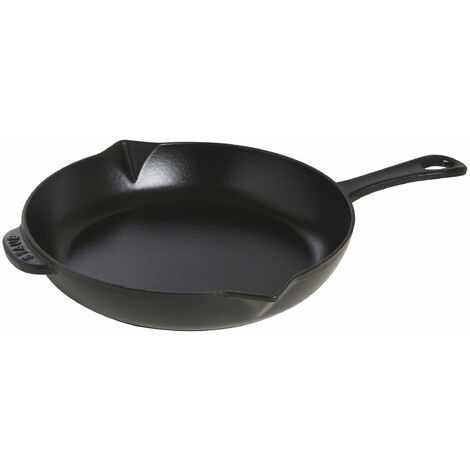 Staub 40510-617-0 - Padella in ghisa, con manico, nera, 26 cm (1/5)