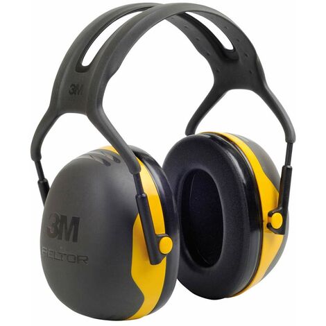 3M Peltor Cuffie auricolari Serie X, X2A Cuffia temporale giallo X2A, 31 Db