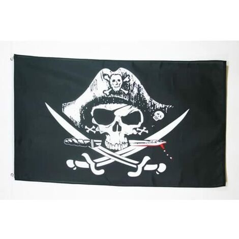 AZ FLAG Bandiera Pirata SCIABOLA 250x150cm - Gran Bandiera dei