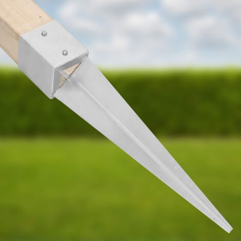 KOTARBAU® Supporto Per Pali Quadrati 50 X 50 X 600 Mm Per Travi In - Foto 8