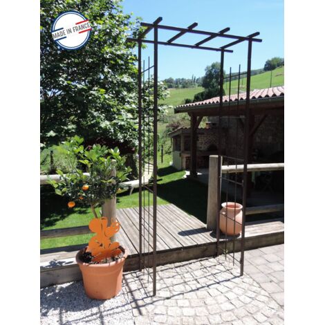 Mensola portaoggetti mobile porta piante per terrazzo balcone soggiorno in metallo bianco 100003722