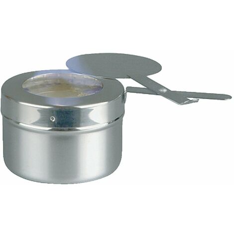 Contenitore per pasta combustibile APS in acciaio inox, altezza 60 mm, ø 90 mm (1/2)