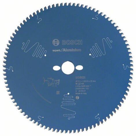 Bosch 1x Lama per Sega Circolare Expert for Aluminium (per Alluminio, Metalli non ferrosi, Ø 305 x 2.8/2.0 x 30 mm, 96 Denti, Accessorio Sega Circolare)