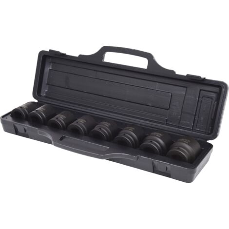 KS Tools 515.0210 3/4" Serie di bussole esagonali p.avvitatori ad impulsi,8pz, 24-38mm