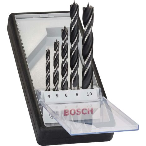 Kit punte a spirale da legno 5 parti Bosch Accessories 2607010527 Alberino cilindrico 1 KIT