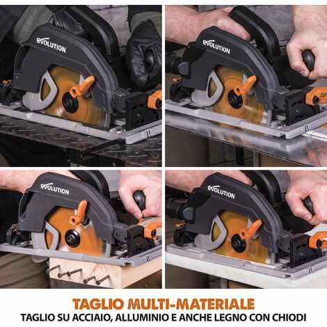 EVOLUTION POWER TOOLS R185CCSX Sega Circolare Compatibile con