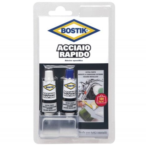 ADESIVO ACCIAIO RAPIDO BOSTIK 2X15ML