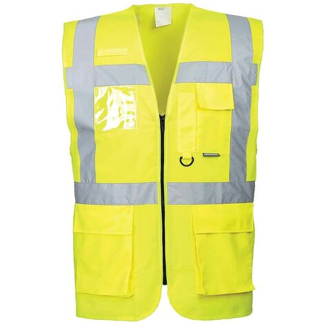 Portwest S476 Gilet Executive Berlino, Giallo, 7XL