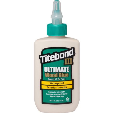 Titebond 1412 Ultimate - Colla per legno per interni ed esterni, impermeabile, 113,4 g, marrone