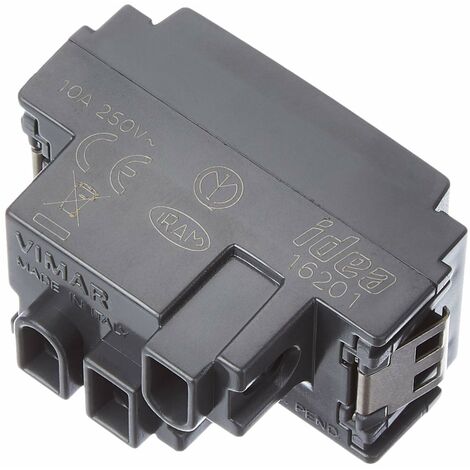 Vimar 0R16201 Idea Presa elettrica a muro con protezione SICURY 2P+T 10A P11 grigio