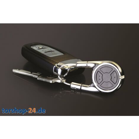 Llavero Programable Garaje Hörmann Handsender HSD2 868-BS Chrom SW-Europa 2 Tasten Mit Schlüsselring 436775 Emisor Para Europa SW