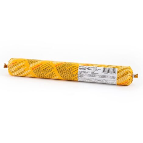 Sika - Sikabond 52 Parquet, Marrone - Adesivo per la posa di parquet in legno tradizionale, a mosaico, legno truciolare e altre tipologie - 600 ml