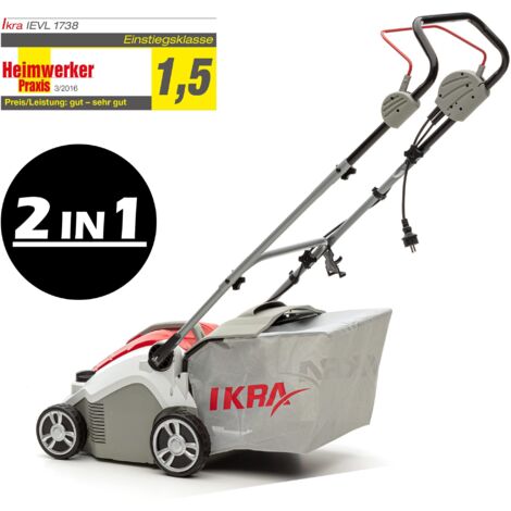 Arieggiatore E Scarificatore Elettrico IKRA IEVL 1738 - Larghezza 38cm, 1700W, Con Cesto Raccolta 50L - Foto 5