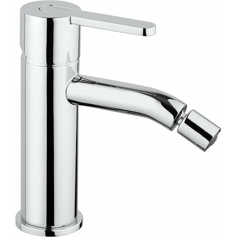Paini - Gaia 306 Rubinetto Miscelatore Bagno Monocomando con Scarico Automatico per Bidet, finiture Cromate e brillanti, Design accattivante, interamente prodotto e lavorato in Italia