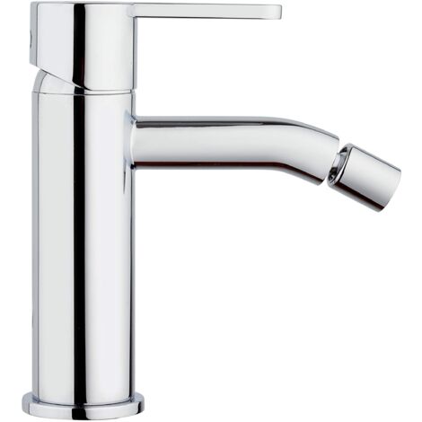 Rubinetto Monocomando Per Bidet PAINI Gaia 306 - Scarico Automatico, Finitura Cromata Brillante, Made In Italy