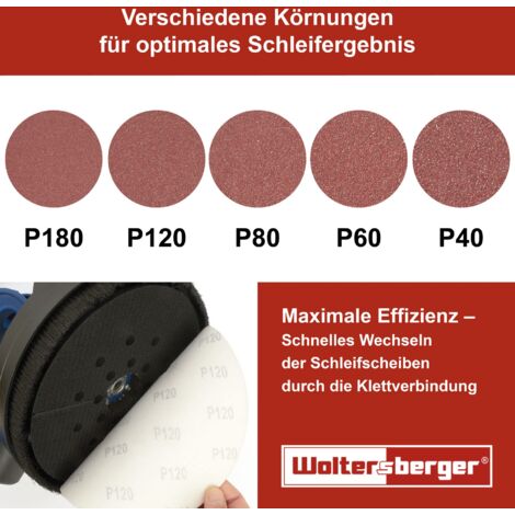 Woltersberger® 50 disques abrasifs Ø 225mm
