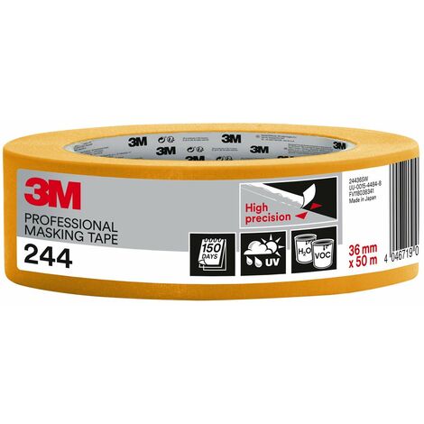 Scotch Super nastro coprente da imbianchino, 36 mm x 50 m, l' originale, qualità Profi-Plus, gold, pt24436