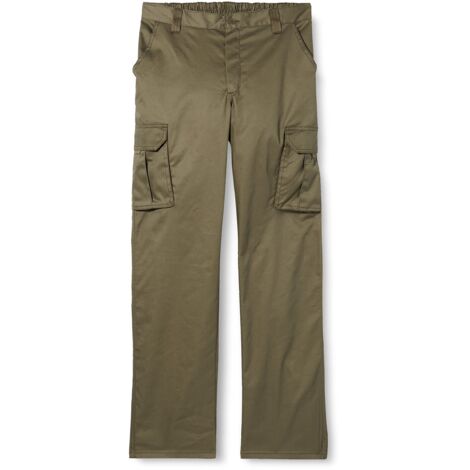 Velilla 103001 - Pantaloni multitasche (Taglie 40) colore Verde caccia (1/4)