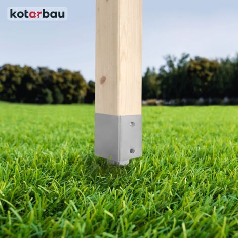 Supporto Per Pali KOTARBAU Zincato - Ancoraggio A Terra Per Costruzioni - Foto 14