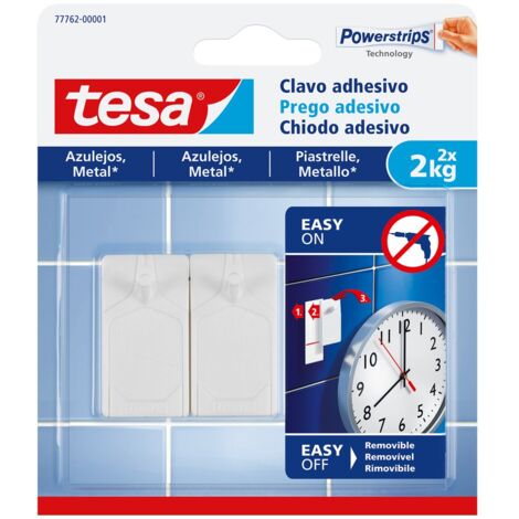 Tesa 2 chiodi adesivi+3 strisce 2kg 77762-00001-00 (1/5)
