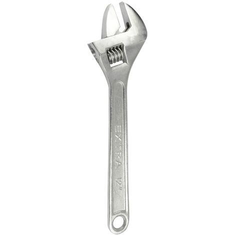 Brüder Mannesmann Clé à molette, 12 , chromé poli, 1 pièce, M 120–12