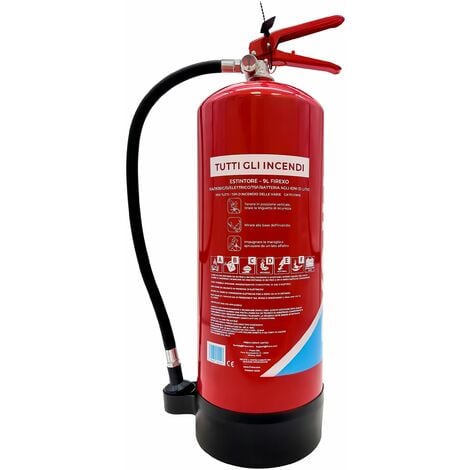 Firexo Estintore (9 Liter) - Fire Extinguisher Per Casa, Cucina, Camper,  Lavoro, Ristorante, Barca, Camino - Estintore a