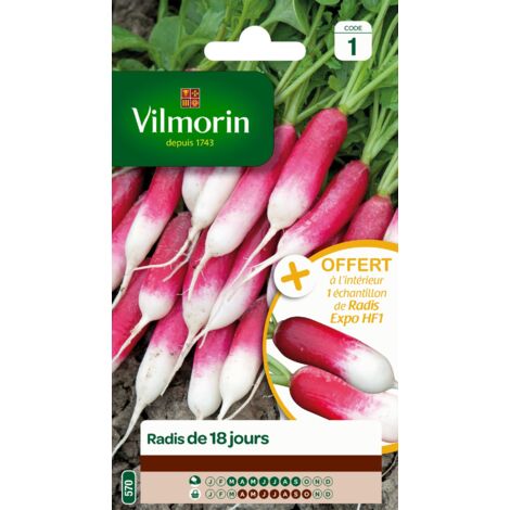 Vilmorin 3882041 Radis, Rosso, 90 x 2 x 160 cm