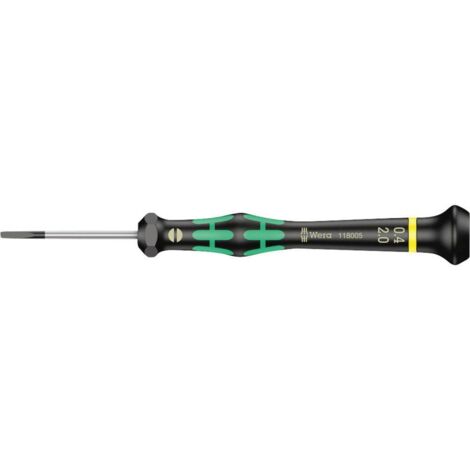 Cacciavite meccanico di precisione per elettronica 2035 2mm lunghezza lama 40mm WERA