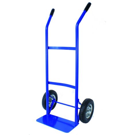 Carrello Per Movimentazione TEC HIT 175200 – 200 Kg, 2 Ruote Gonfiabili, Blu – Per Uso Domestico E Professionale