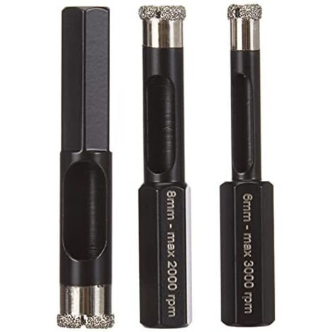 Fresa Diamantata Krino Keramaster Per Gres E Ceramica | Foratura Ad Acqua | Diametro 6 Mm - Foto 10