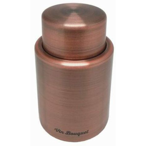 Vin Bouquet FIV 106-Tappo con pompa a vuoto vintage, colore: rame (1/2)