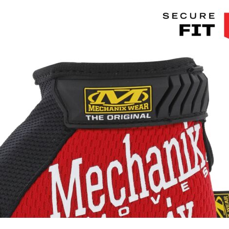 Mechanix Wear - Original Guanti, Rosso, Small