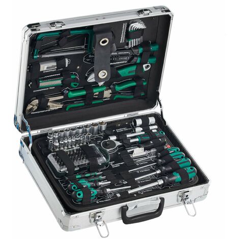 Mannesmann - M29072 – Set attrezzi 124 pz. in valigetta di alluminio