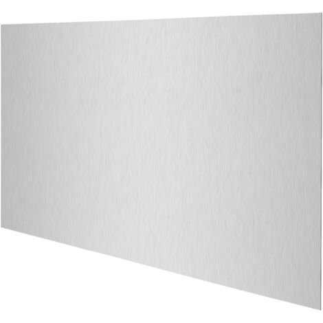Compactor Splash Protezione per Pareti Cucina in Acciaio Inox XL 50x90 cm Cromato