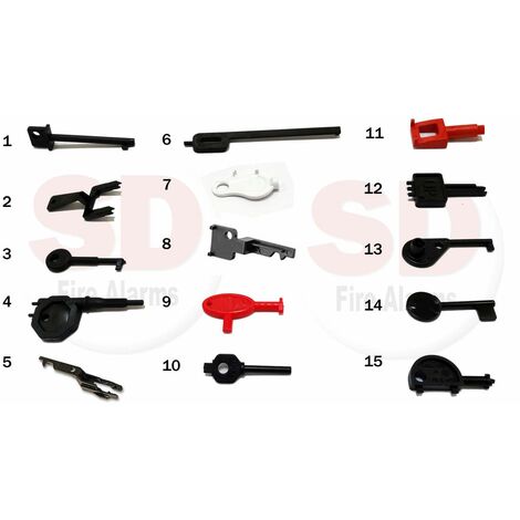 SD Fire Alarms ENG-15 Test callpoint, Rosso