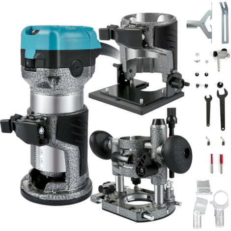 VEVOR Rifilatore Fresatrice Verticale per Legno Elettrica, 220V 710W Velocita 13000-33000 RPM Fresatrice Rifilatore Multifunzione per Scanalatura del Legno, Formatura di Bordi, Intaglio del Legno