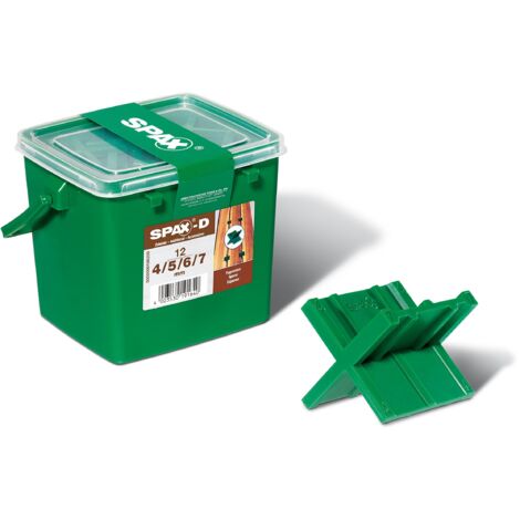 Distanziatore per ponte SPAX - secchio da 12 pezzi 4-5-6-7 mm - 5000009186209