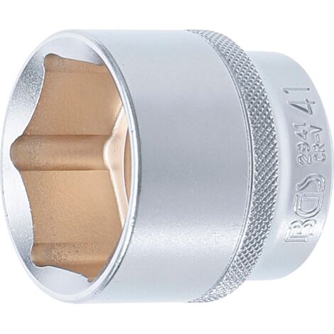 Llave de vaso hexagonal entrada 12,5 mm (1/2") 41 mm (1/3)