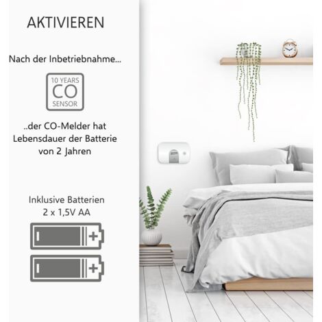 Rilevatore Di GAS Monossido Di Carbonio Wireless Bidirezionale