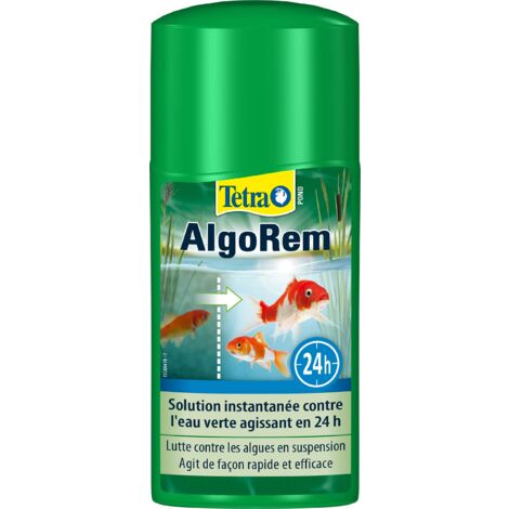 Tetra Pond AlgoRem 250 ml, Agisce Rapidamente e in Modo Mirato Contro Il Fenomeno dell’Acqua Verde (Alghe Sospese)